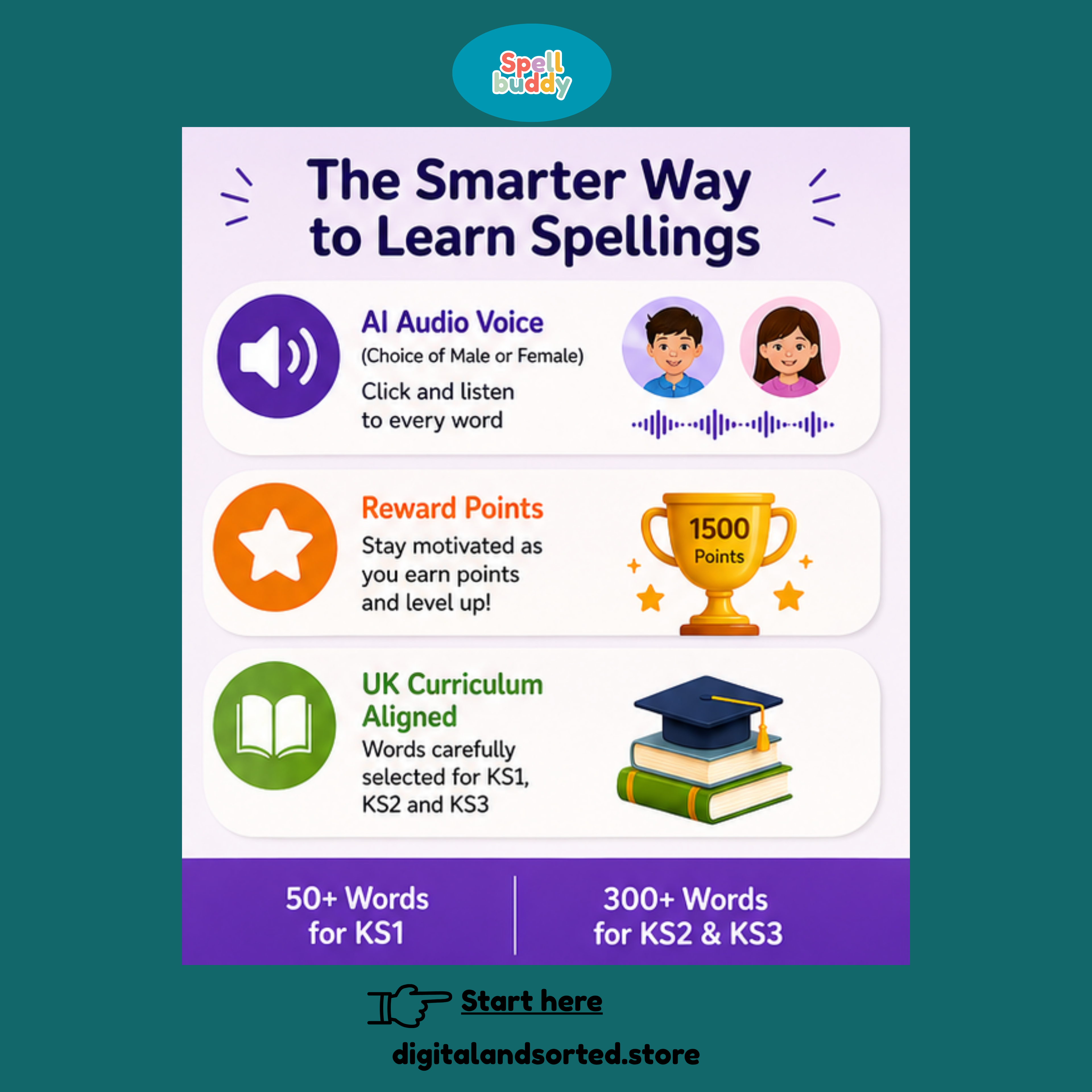 Spell Buddy | Master Spelling KS1–KS3