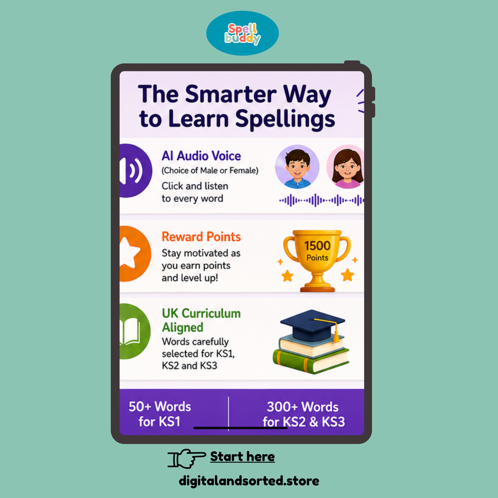 Spell Buddy | Master Spelling KS1–KS3