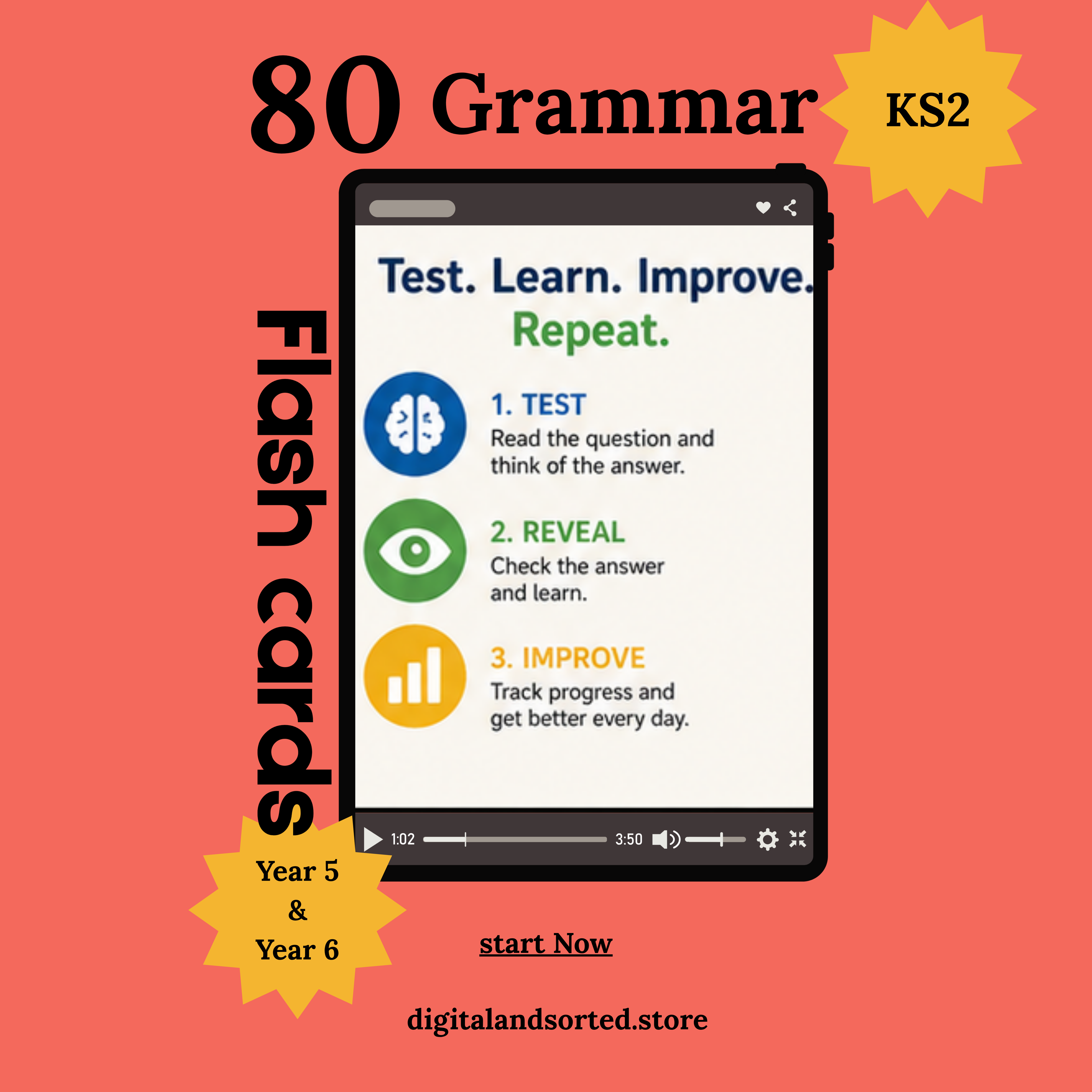 KS2 SATs GRAMMAR FLASHCARDS