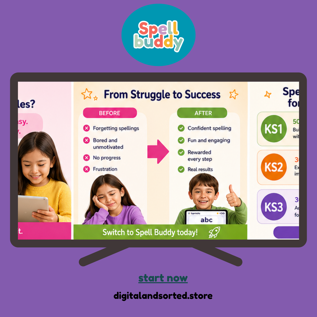 Spell Buddy | Master Spelling KS1–KS3