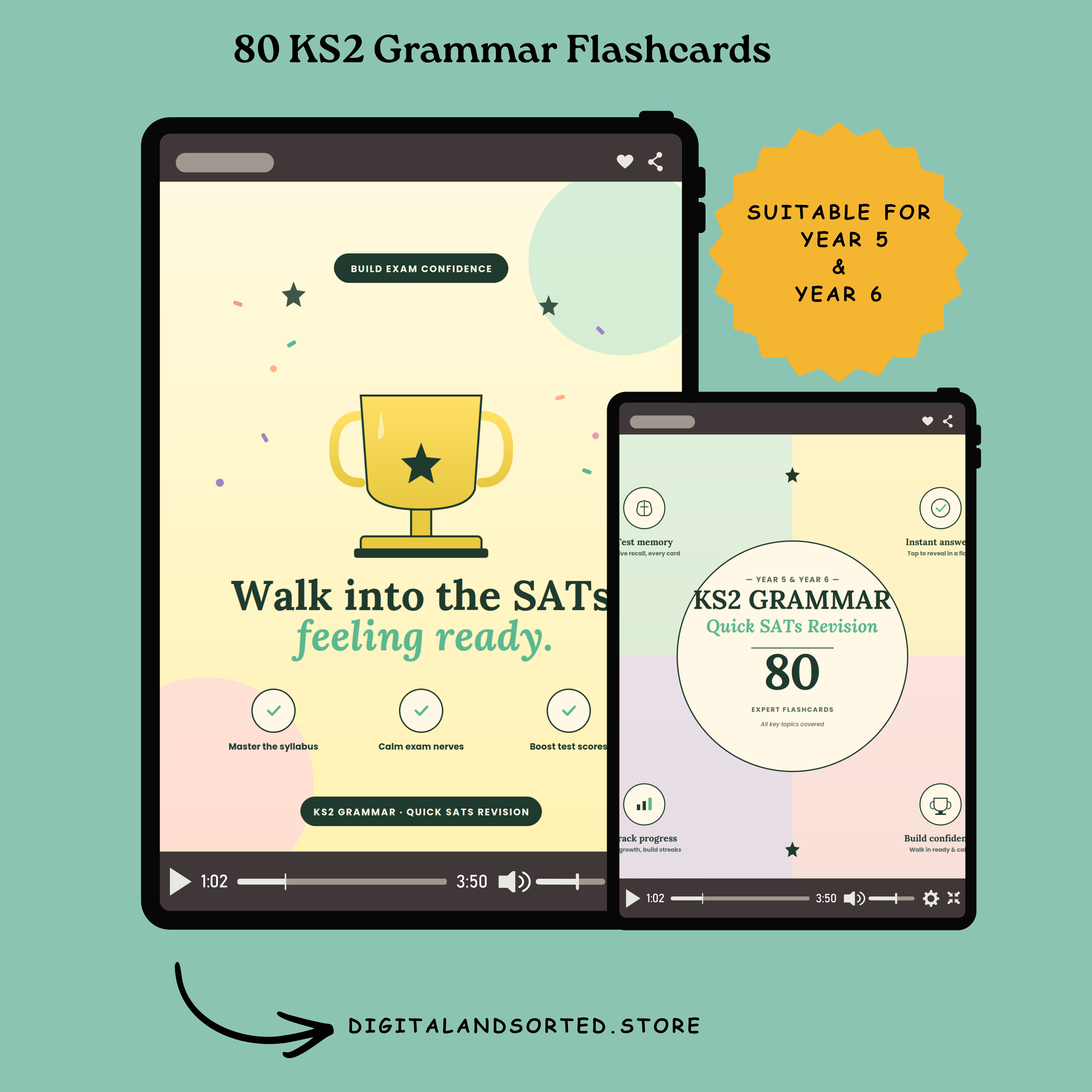 KS2 SATs GRAMMAR FLASHCARDS