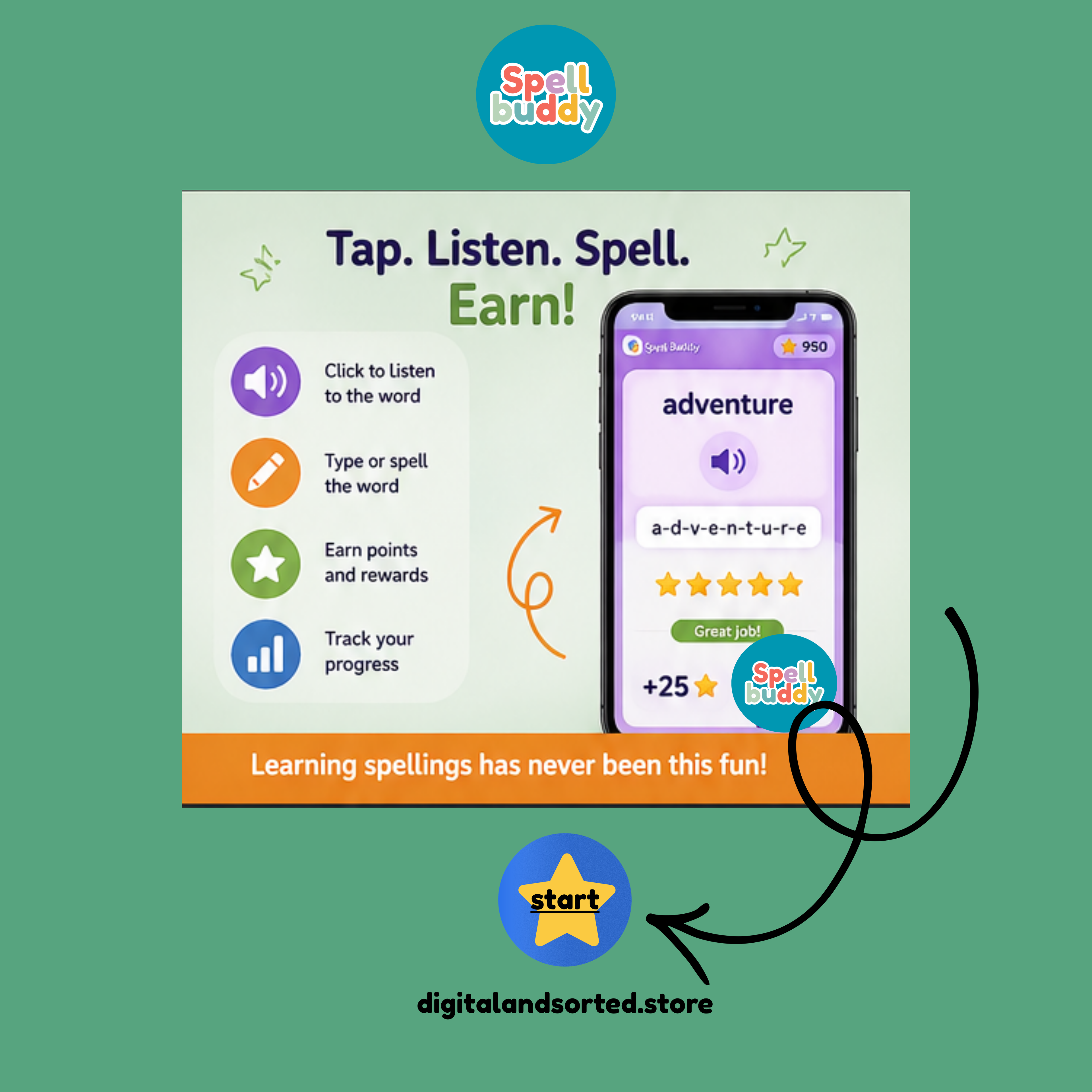 Spell Buddy | Master Spelling KS1–KS3