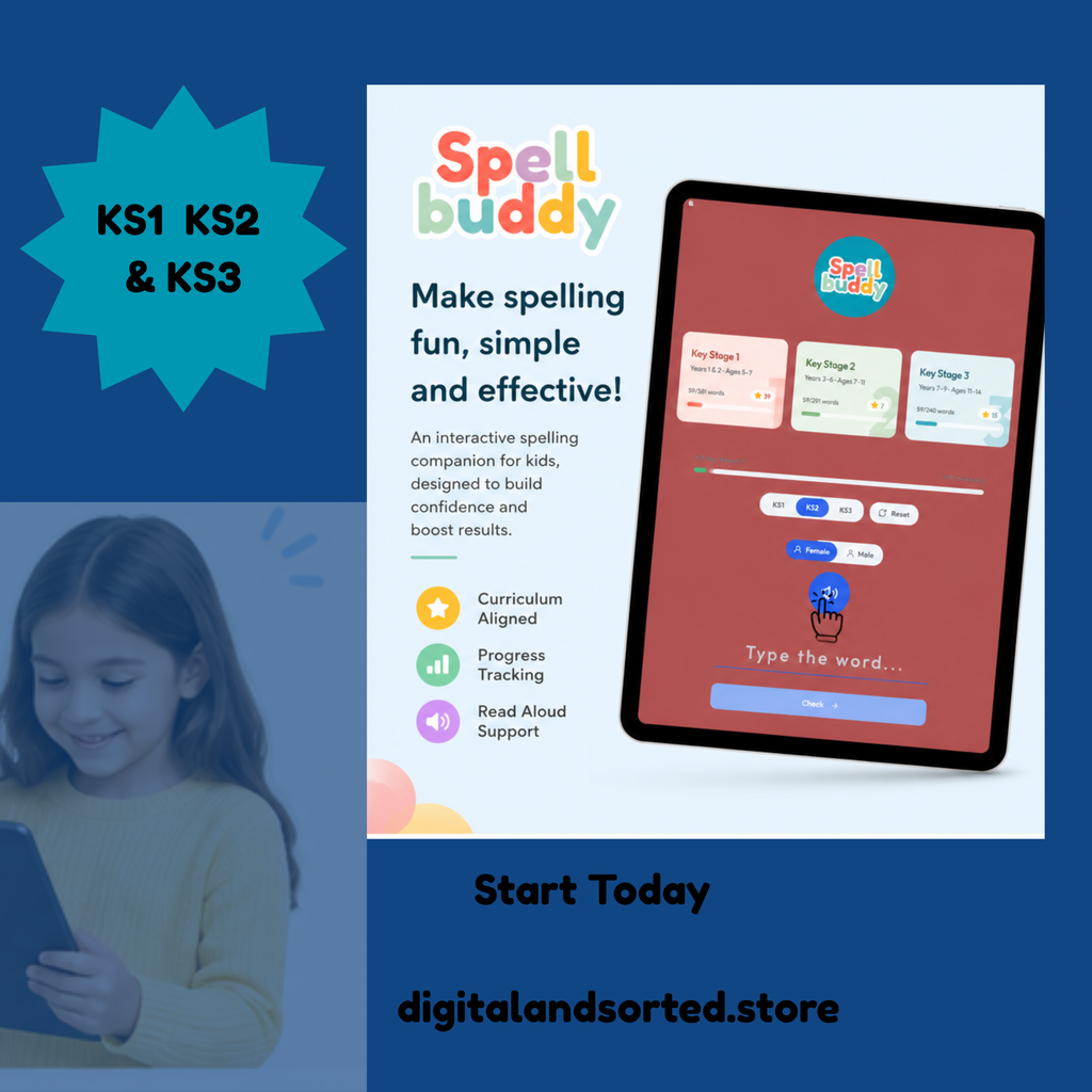 Spell Buddy | Master Spelling KS1–KS3
