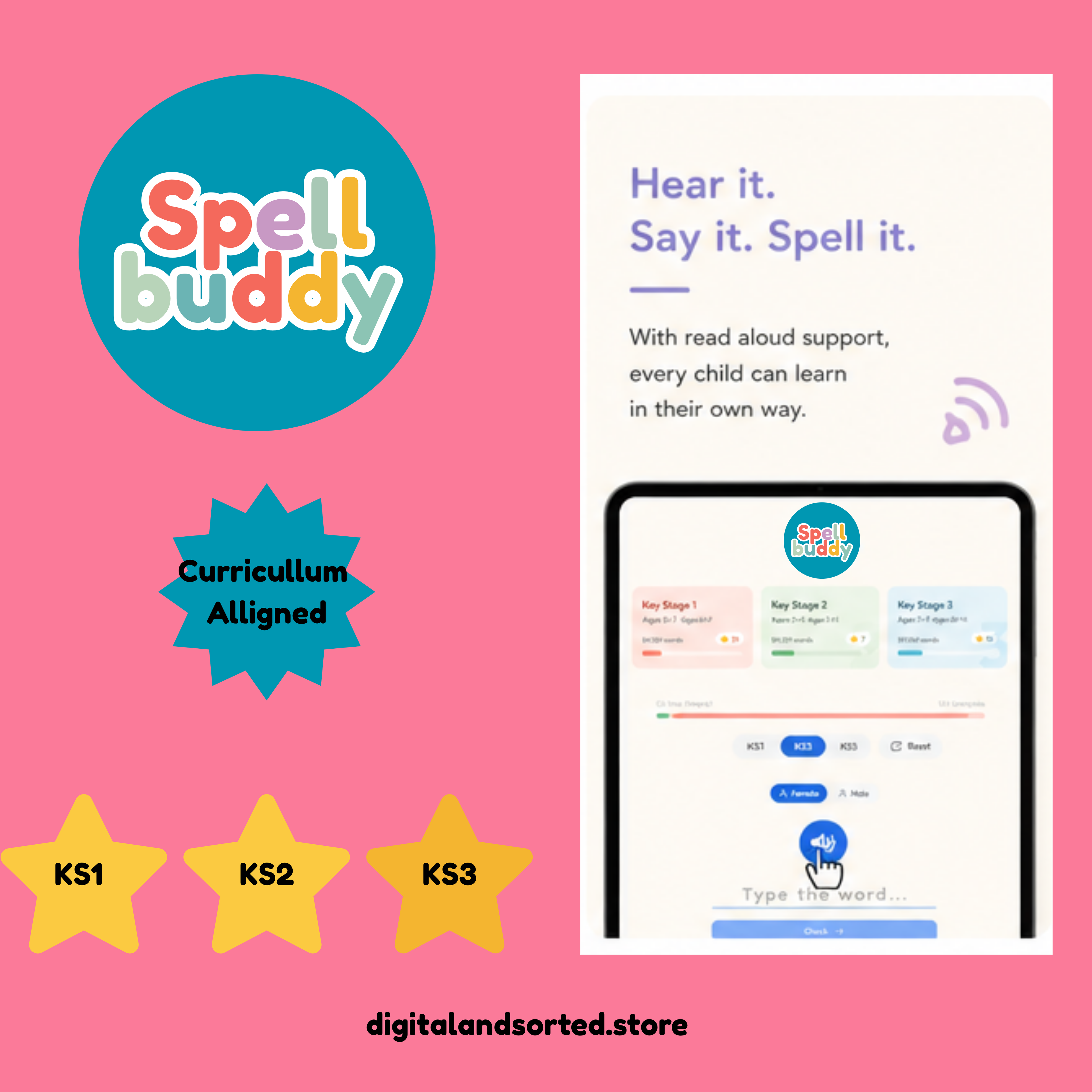 Spell Buddy | Master Spelling KS1–KS3