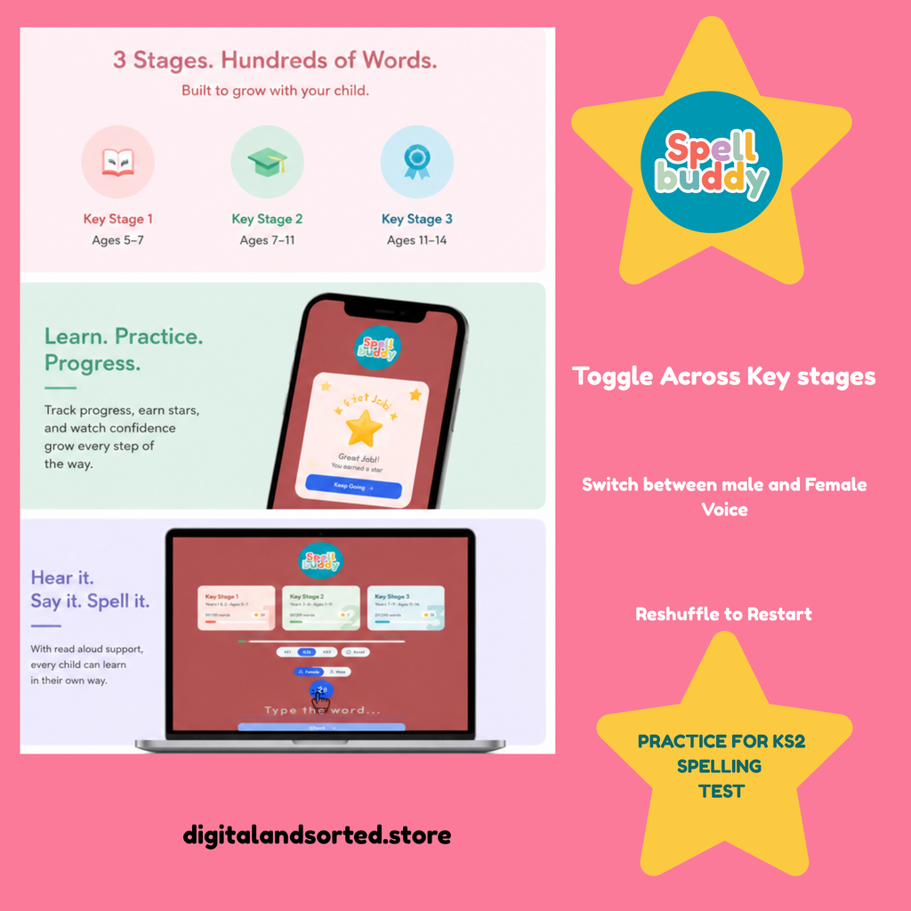 Spell Buddy | Master Spelling KS1–KS3
