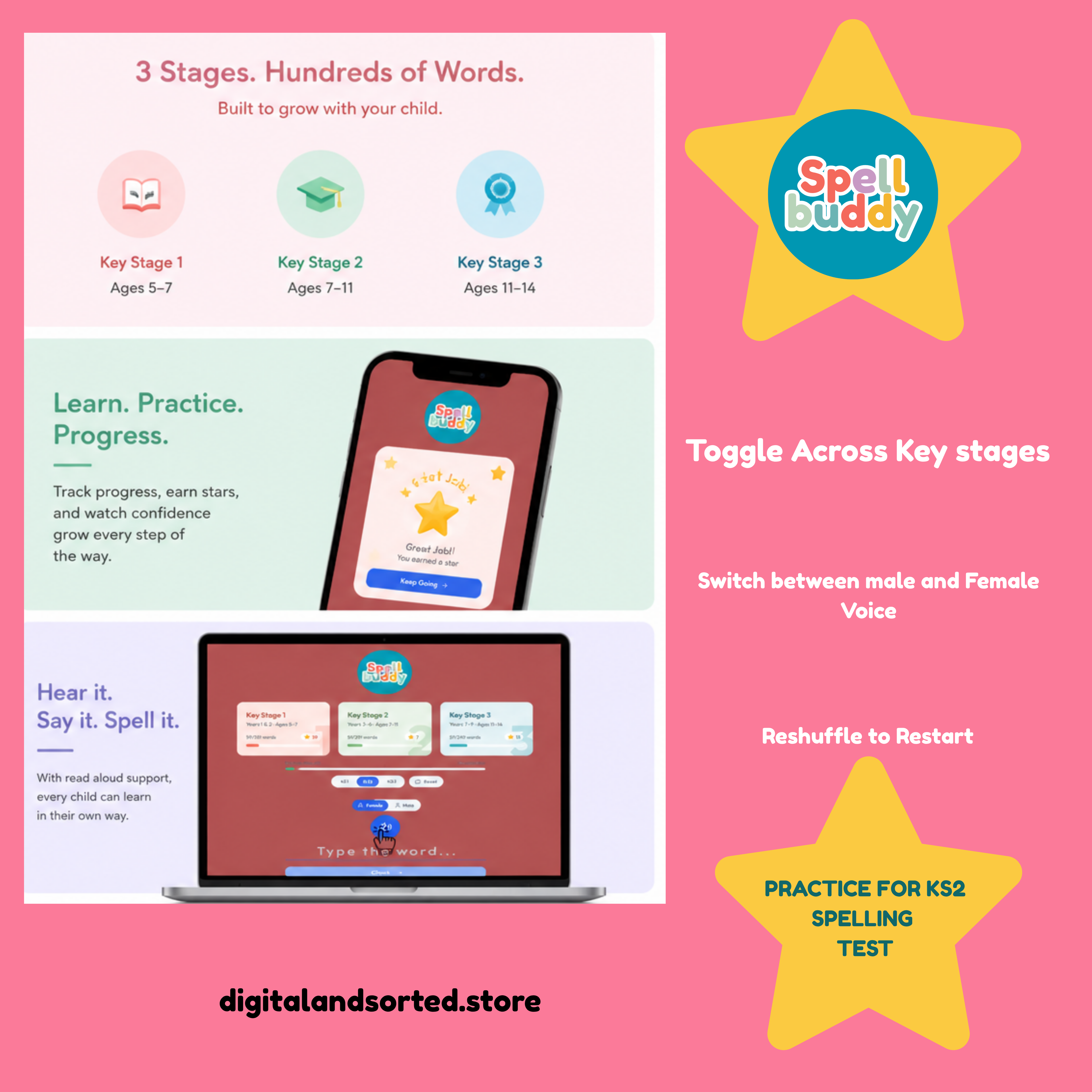 Spell Buddy | Master Spelling KS1–KS3