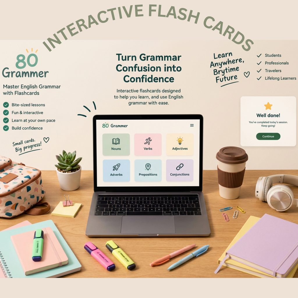 KS2 SATs GRAMMAR FLASHCARDS